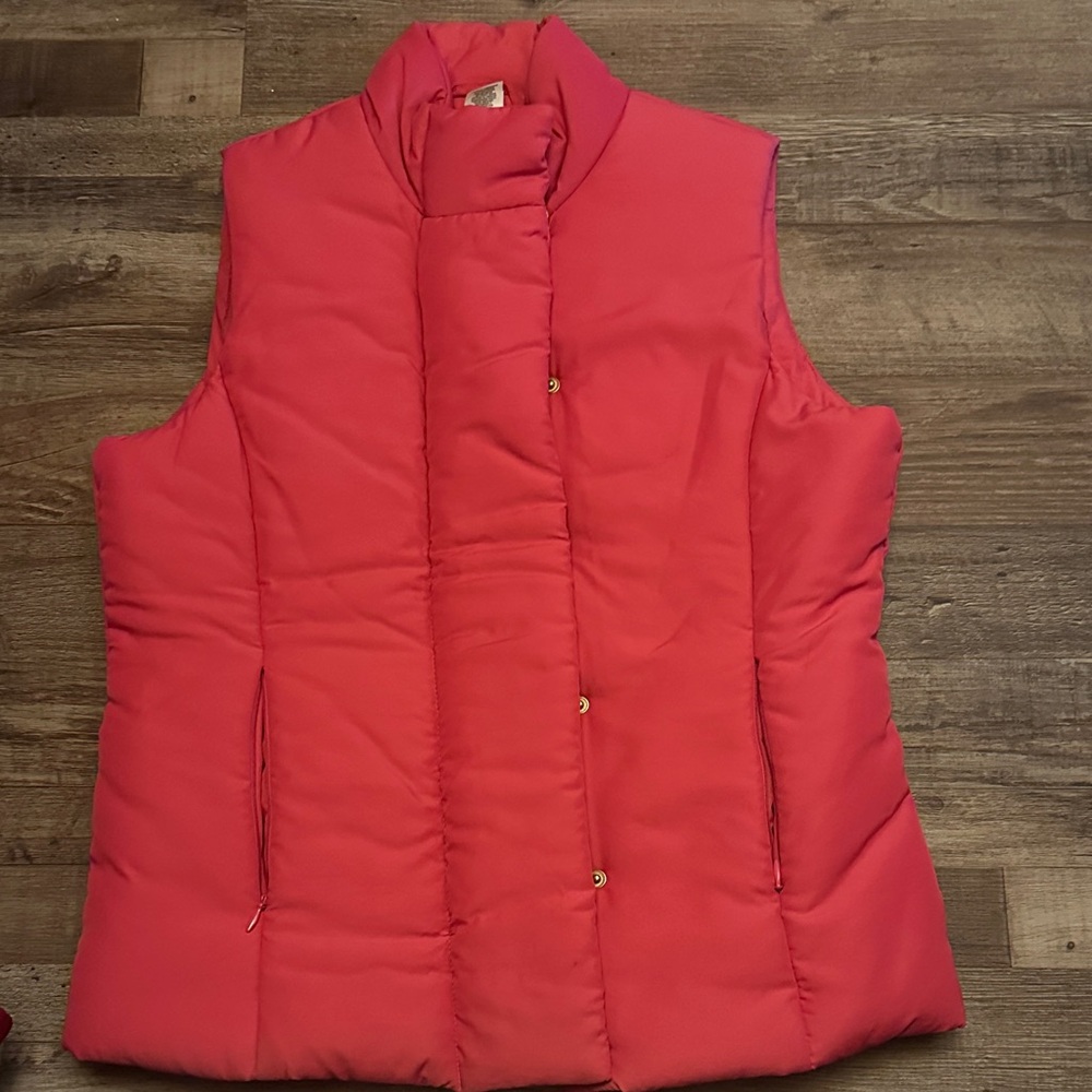 Hot Pink Puffer Vest